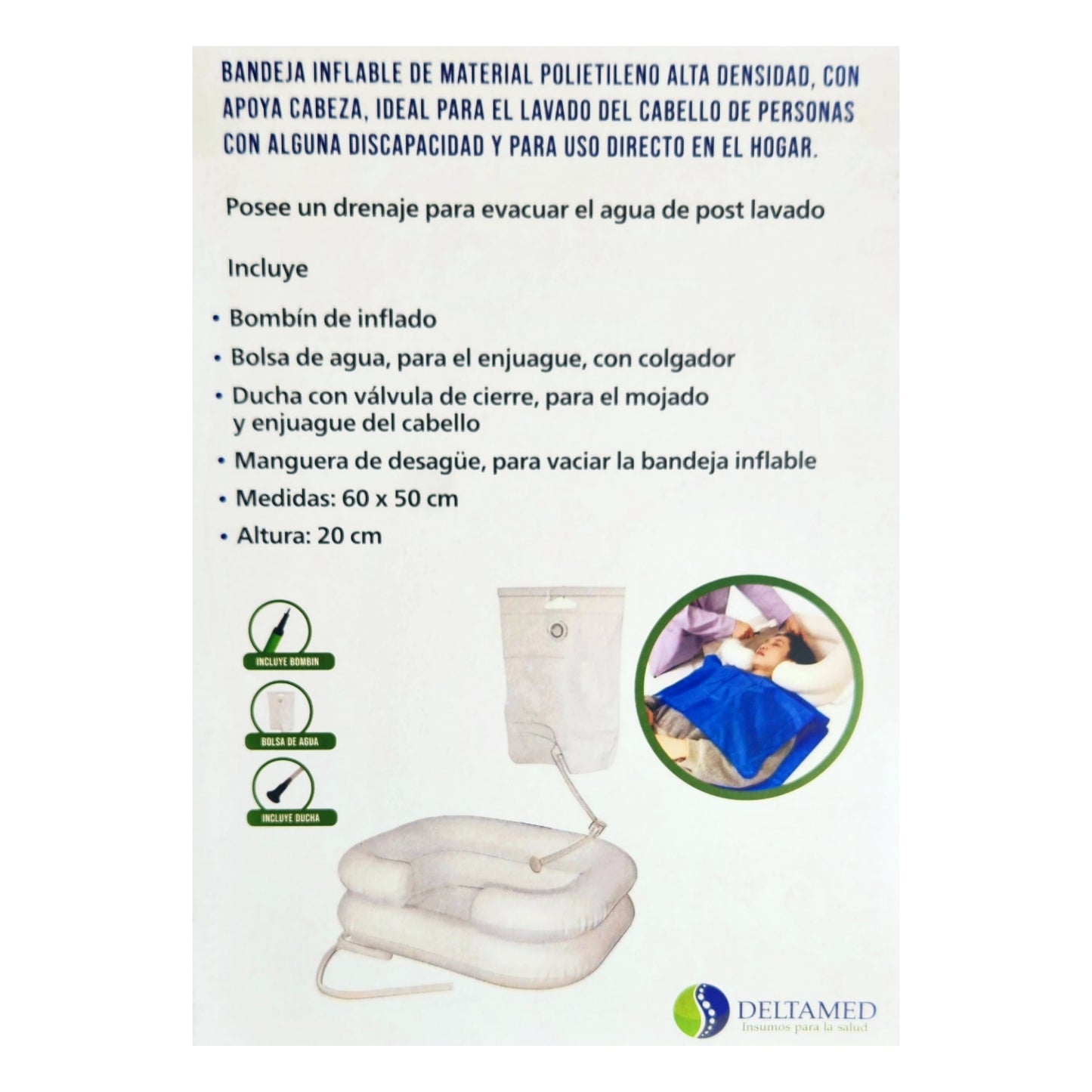 Lavapelo inflable Deltamed