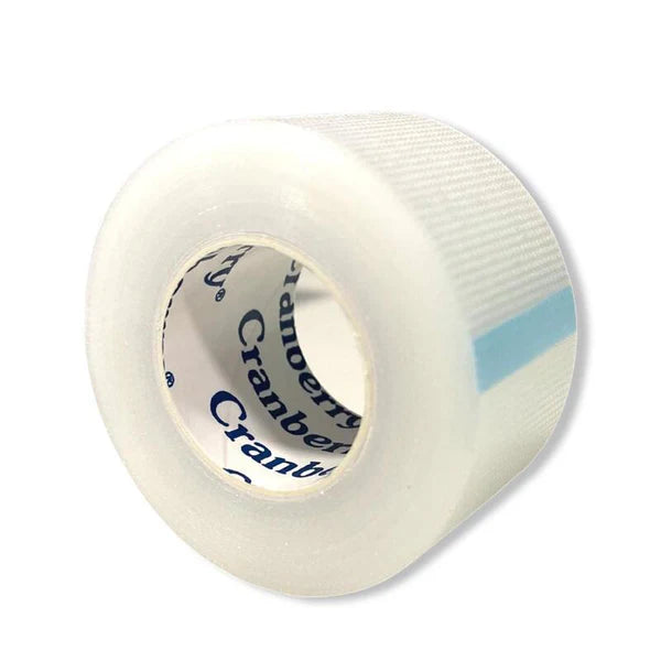 Tela adhesiva plástica transparente macroporosa Cranberry