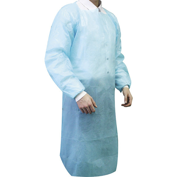 Pechera plástica con manga y puño Cranberry