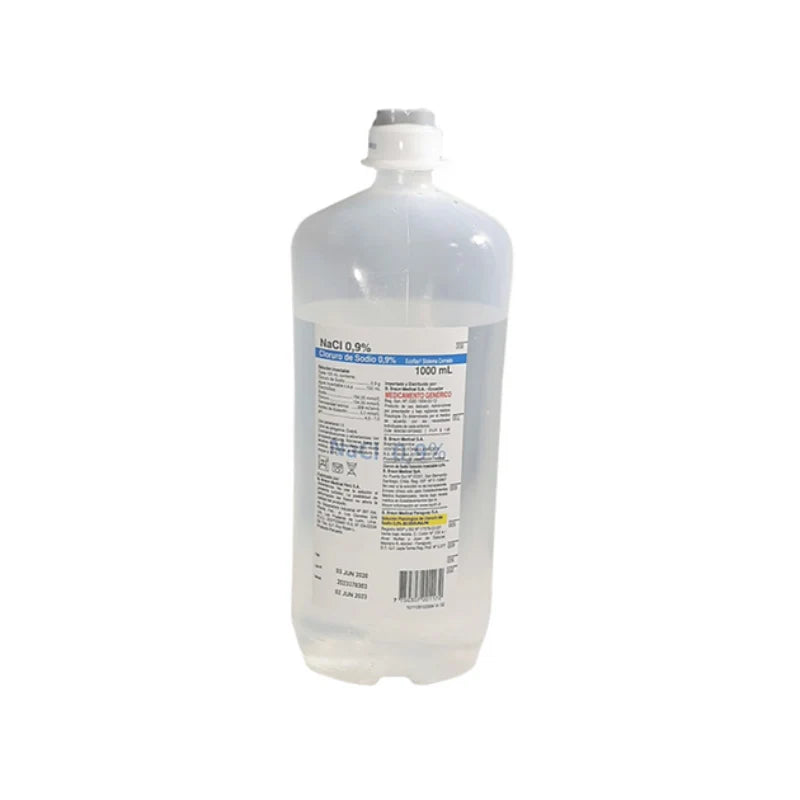 Suero fisiológico – Cloruro de sodio 0,9% 1000ml B. Braun