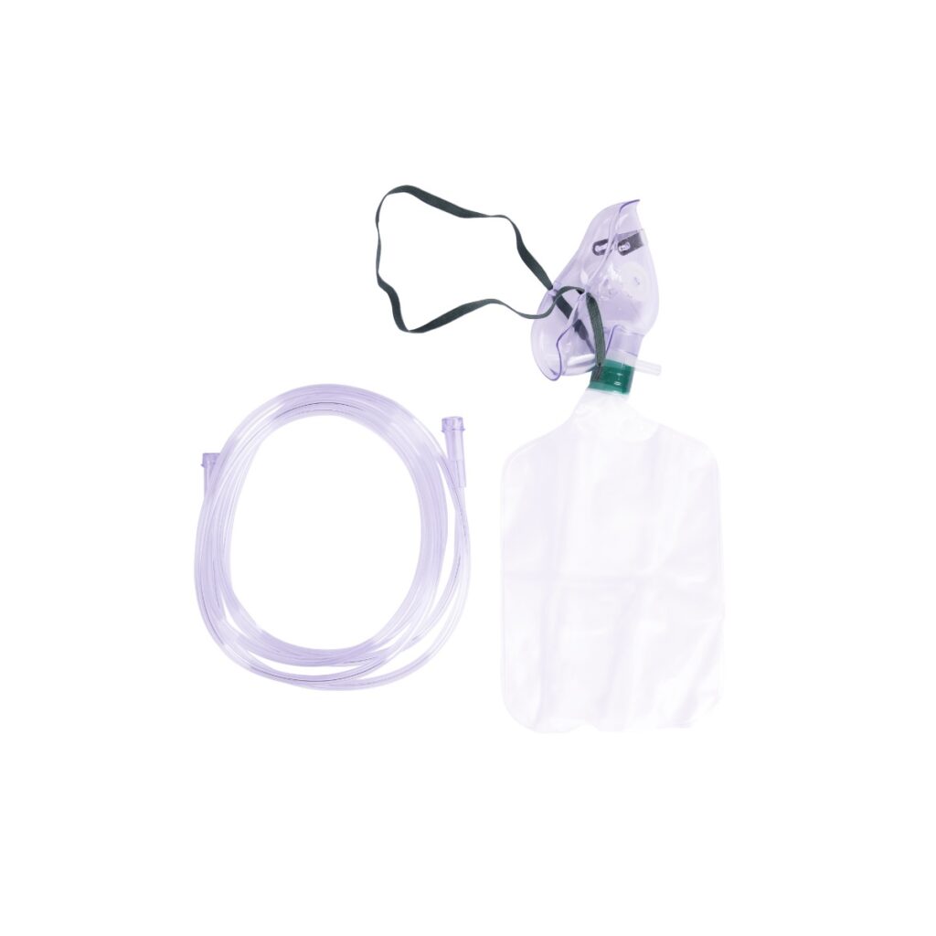 Mascarilla alta concentración con reservorio Cranberry