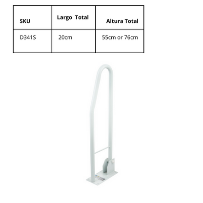Barra abatible de baño 55cm BA341S