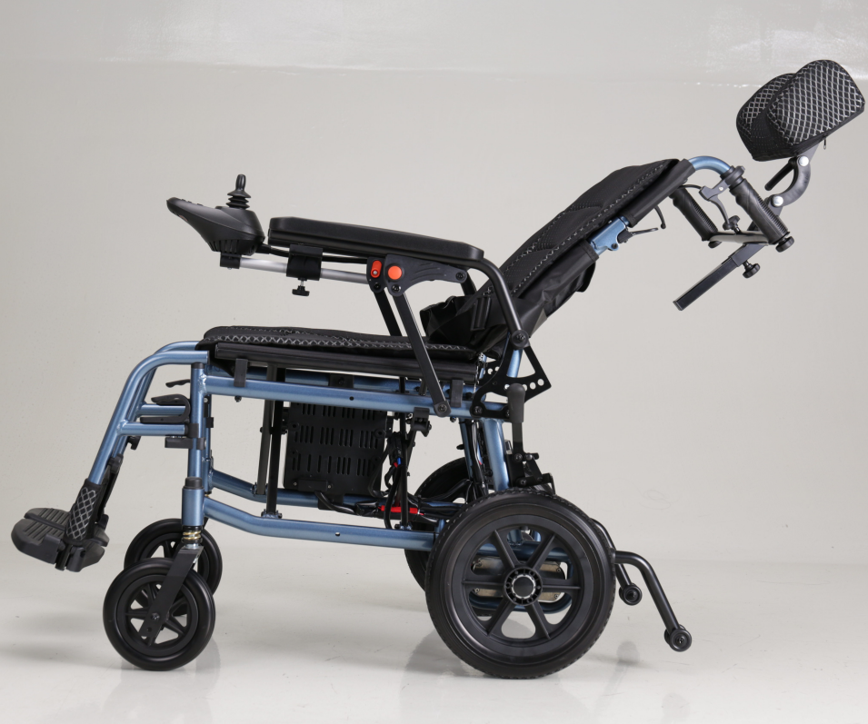 Silla de ruedas eléctrica reclinable de aluminio Delta111AB
