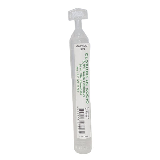 Suero fisiologico 09% 20ml Biosano Cja x 100