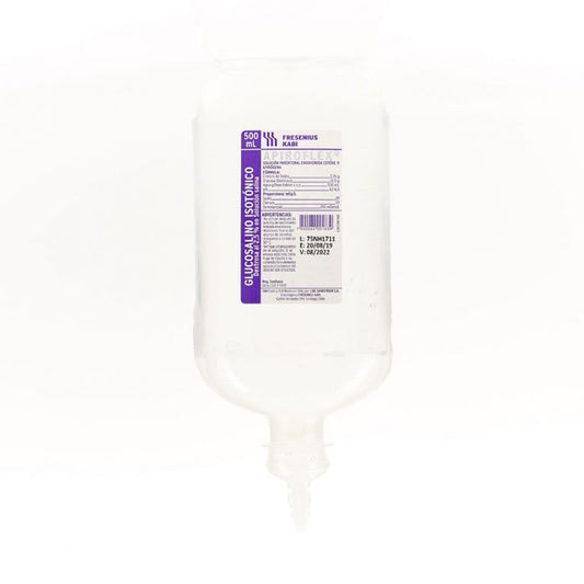 Suero glucosalino isotónico 2,5% 500ml